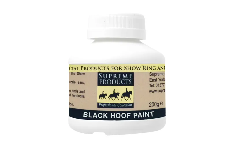 Supreme Products Hoof Paint - Black 250ml 
